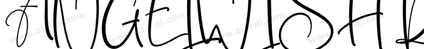 ANGELWISH REGULAR字体转换